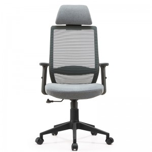 Kursi meja kantor ergonomis yang dapat disesuaikan di tempat kerja