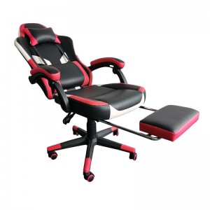 High Back Lumbar Support Revolving Swivel Ergonomic Computer Leather PU Gaming Chair Factory