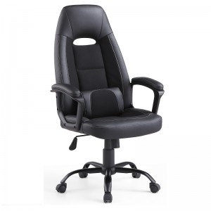 Nuevo Bonita silla de oficina de Tela de cuero moderna con respaldo alto