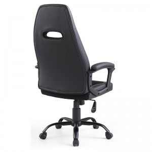 Cadeira de oficina de luxo, cómoda, axustable, reclinable, ergonomía, cadeira de oficina para ordenador con coxín