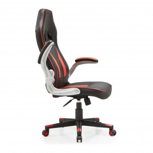 Lag luam wholesale Ergonomic Swivel Adjustable PU Tawv Computer Gaming Chair
