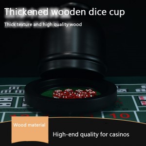 Large-sized high-end wooden dice cup
