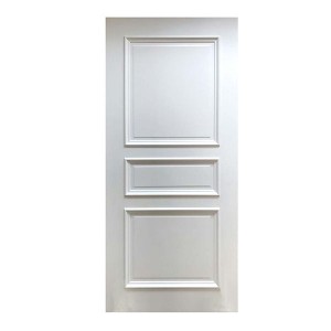 China Gold Supplier for Outdoor Double Doors -
 Raised Moulding Style 3 Panel Solid Core Inetrior Wooden door with White UV Lacquer Finishing for Villa / Apartment / Hotel  – Kangton