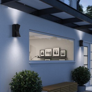10W 3000K interior al aire libre IP65 lámpara de pared impermeable aplique de pared moderno accesorio de iluminación LED