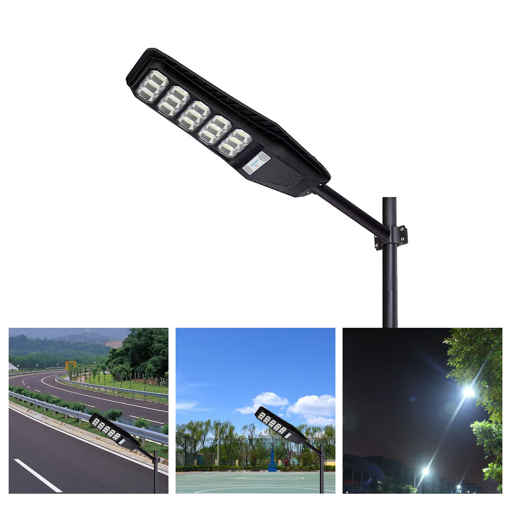Hoʻohuihui Kiʻekiʻe Kiʻekiʻe Kiʻekiʻe 100W 200W 300W Outdoor All In One Led Solar Street Light Featured Image