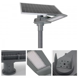 smd مدرن نور خورشیدی LED خیابانی نورپردازی فضای باز 50 وات 100 وات 200 وات IP65 ضد آب