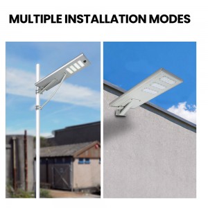 Sensọ Motion 40 50W 60 Watt Module Inductive Integrated Solar Lamp Led Street Light