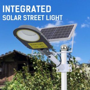 Lampe solaire d'extérieur 6500 K avec télécommande du crépuscule à l'aube éclairage de sécurité pour cour, jardin, gouttière, terrain de basket