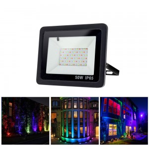 Sterowanie bezprzewodowe RGB Zmiana koloru Floodlight Smart Wifi LED Flood Light