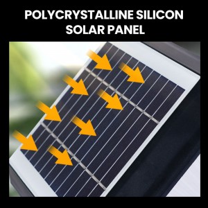 ગાર્ડન સોલાર લેમ્પ પોર્ટેબલ સોલાર પાવર લેમ્પ સોલર પાવર્ડ ગ્રાઉન્ડ લાઇટ આઉટડોર સોલર લેડ લાઇટ વોટરપ્રૂફ