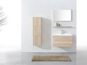 China wholesale Teak Bathroom Vanity Manufacturer - Wall mounted popular design bathroom vanity  – Kazhongao
