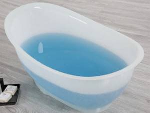 China wholesale Freestanding Air Bathtub Factory -
 Pet bathtub PMMA freestanding Baby bath – Kazhongao