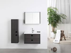 China wholesale Bathroom Vanity And Sink Combo Suppliers -
 Wall mounted  melamine  bathroom vanity-1802080  – Kazhongao