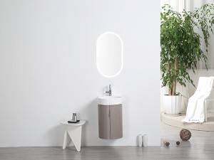 China wholesale Tall Bathroom Vanities Manufacturers - Plywood Bathroom Furniture Bathroom Cabinet Mirror Wall Mounted  – Kazhongao