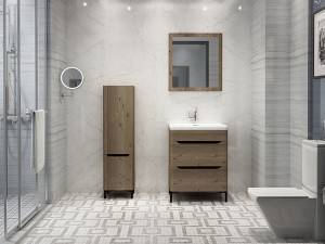 China wholesale Bending Design Bathroom Furniture Pricelist - floor standing bathroom furniture European popular design – Kazhongao