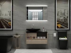 2019 High quality Mdf Bathroom Cabinet -
 Wall mounted 1drawer melamine  bathroom vanity-2028090 – Kazhongao