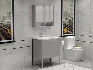 China wholesale Modern Bathroom Vanities Supplier -
 simple UK design bathroom vanity set  with mirror cabinet – Kazhongao
