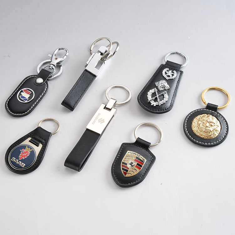 Wholesale Leather Car Keychain Detachable