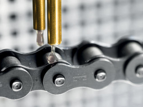 How to use lubricant in roller chain