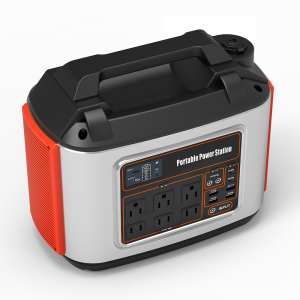 Hiki ke hoʻouka hou ʻia 18650 486wh Lithium Battery 500w Portable Power Station Power Bank Me Ac Inverter FP-D500