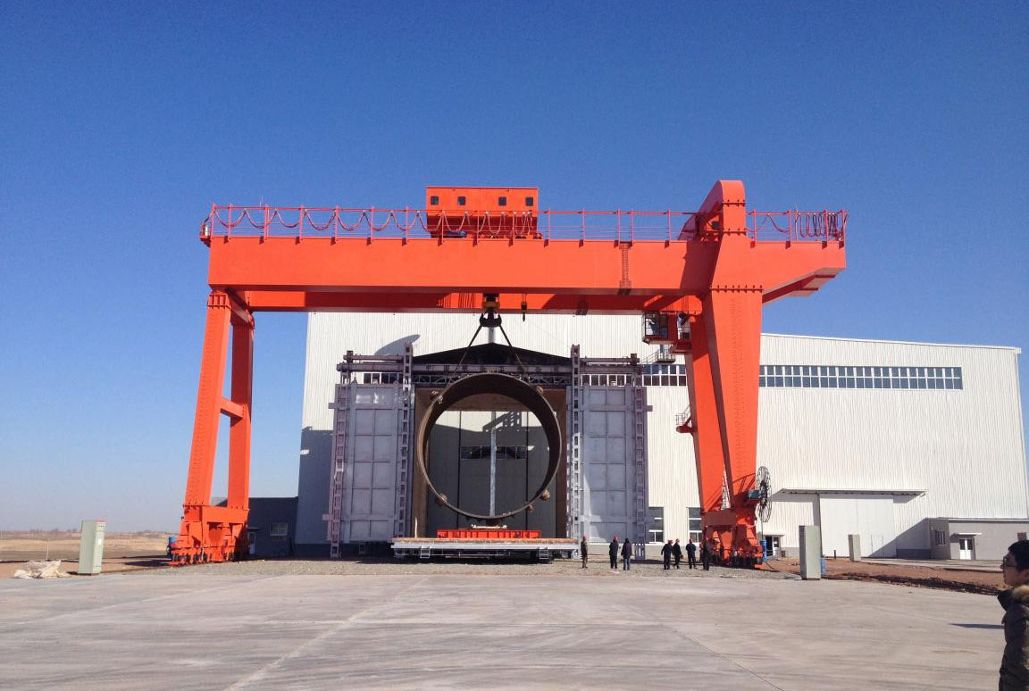 600 ton double girder gantry crane in Xinjiang Province