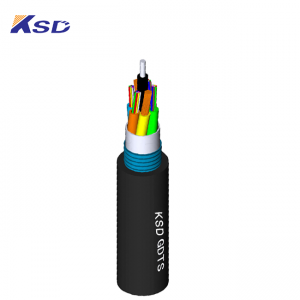 GDTS Hybrid Optical and Electrical Stranded Loose Tube Cable For 4 8 12 24 48 96 core