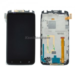 LCD Complete With Frame For HTC One X Brand New Black