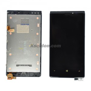 LCD Complete With Frame For Nokia Lumia 920 Brand New Self-Welded Black