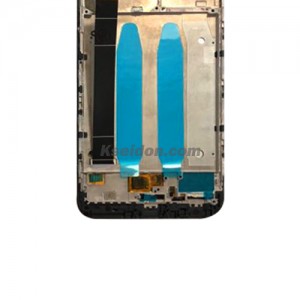 LCD Complete With Frame For MIUI M5X oi self-welded Black