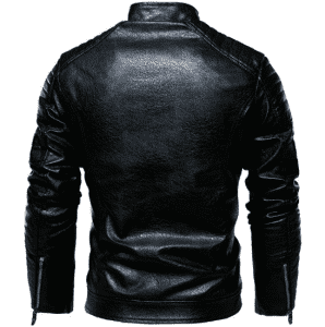 Mga Jacket Para sa mga Lalaki nga Winter Suede Leather Jacket Lapel Vintage Motorcycle Jacket Mga Lalaki Slim Fit Retro Coat Fashion Outwear Fur Lined