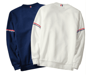 flis dukserica muška modna štampa logo džemper sa patent zatvaračem