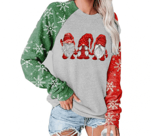 megztinis moteriškas Spausdinti galvos apdangalai Hoodie Moteriški megztiniai Hip Hop Streetwear Megztinis Megztinis Megztinis kalėdinis moteriškas megztinis