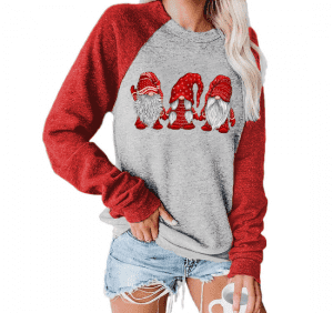 эмэгтэй цамц Хэвлэх малгай юүдэнтэй эмэгтэй цамц Хип хоп гудамжны цамц Pullover Jumper цамц christmans эмэгтэй цамц