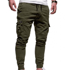 Pantallona për meshkuj dimërore Joggers me bel elastik me qeth të rastësishëm Pantallona të ngrohta për meshkuj të lirshme dhe komode për stërvitje Pantallona sportive për meshkuj