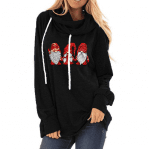 pullover hoodie crop top hoodie hoodie kanggo wanita Natal hoody kanggo wanita Putih Hoodie Fashion Tops Grosir Streetwear Sweatshirts Hoody Polyester Cotton Blok Warna Hoodies wanita hoodie