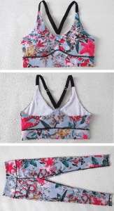 Seamless Yoga Set II Pcs Sports Suit Male Workout Vestimenta Sports Bra + High Waist Gym breves Cursor Women Sportwear