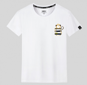 ເສື້ອຍືດສີຂາວເສື້ອຢືດຜ້າຝ້າຍ Tshirt ການພິມທີ່ມີຄຸນນະພາບສູງ Spandex ຜູ້ຊາຍເສື້ອທີເຊີດດ່ວນເສື້ອຜ້າກິລາ Gym ເສື້ອທີເຊີດຝ້າຍ ​​Custom Tshirt