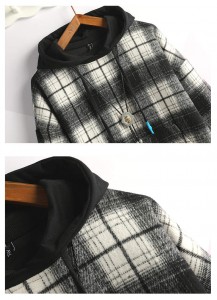 Kapuçë vjeshte për dimër Veshje me kapuç mashkullor me pulovër pulovër, bluza me kapuç të rastësishëm, pallto me kapuç hip hop