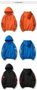 New Streetwear Hoodie Custom Printing Sweatshirts Ndị nwoke Hoody High Quality Factory Price Fleece Hoodies