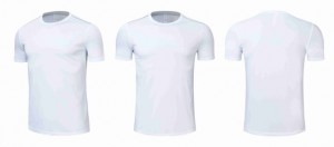 उच्च दर्जाचे स्पॅन्डेक्स पुरुष महिला धावणे टी शर्ट जलद ड्राय फिटनेस शर्ट प्रशिक्षण व्यायाम कपडे जिम स्पोर्ट्स टी-शर्ट