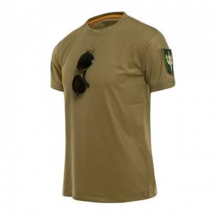 Спортски тактички маици на отворено за мажи Воена маица за планинарење Специјални раце, лабава памучна маичка за брзо сушење со цврста боја за дишење