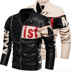 ຜູ້ຊາຍ 2021 ພາກຮຽນ spring ໃຫມ່ຍີ່ຫໍ້ Casual Vintage ອົບອຸ່ນ Fleece ຫນັງ Jacket ເປືອກຫຸ້ມນອກຜູ້ຊາຍຄົນອັບເດດ: Patchwork Pocket PU Faux Leather Jacket ຜູ້ຊາຍ