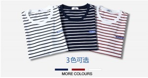 Tricou cu dungi en-gros din fabrică din China, imprimare de tricou, tricou pentru bărbați