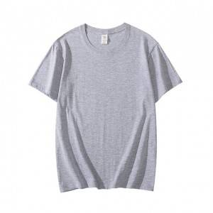 Brand New Mann T-Shirt Casual Short Sleeve Shirt Männer Soild Faarf Blank T Shirts Tops Männlech Plain Plus Size T Shirt S-5XL