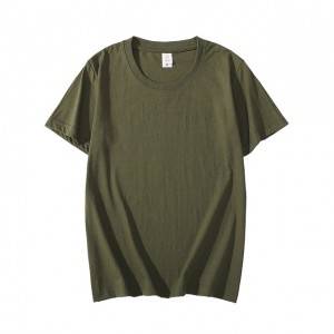 Yepyeni Erkek T-shirt Rahat Kısa Kollu Gömlek Erkekler Katı Renk Boş T Shirt Tops Erkek Düz Artı Boyutu T Shirt S-5XL