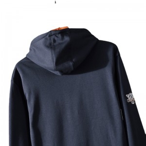 ile ise osunwon embroider logo hoodie, Awọn ọkunrin hoodies, sweatshirt, hoodies ọkunrin