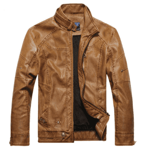 ယောက်ျားသားရေဂျာကင်များ ဆောင်းဦးရာသီ ပေါ့ပေါ့ပါးပါး ဆိုင်ကယ်အသစ် PU Jacket သားရေအင်္ကျီ အမျိုးသား Faux Jacket Mens Brand အထည်များ