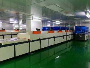 Skema IR pengering untuk Glass Mesin Screen Printing
