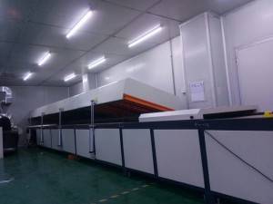 Scheme of IR Dryer for Glass Screen Printing Machine