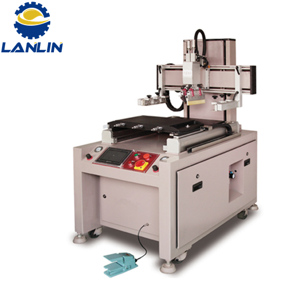 Best Price on Hot Foil Ribbon Printer -
 Screen printing machine special for high precision double work table glass cover plate – Lanlin Printech